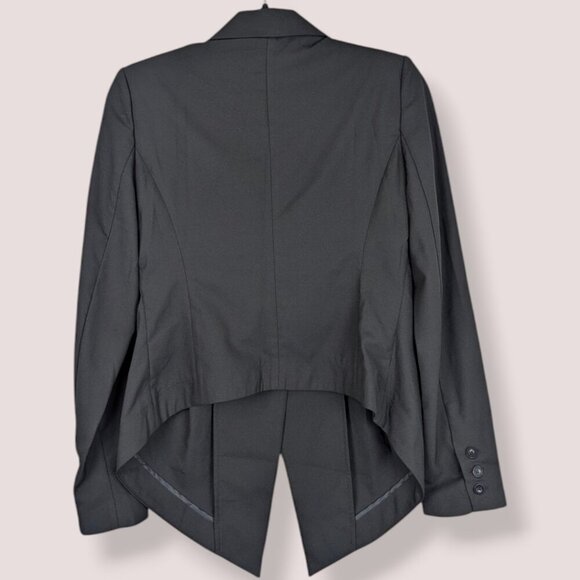 Costa Blanca Draped Black Blazer - Picture 6 of 7